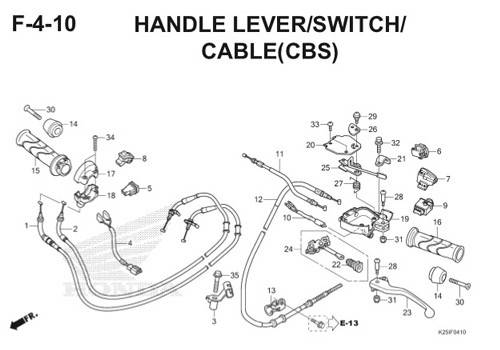 Katalog Suku Cadang Honda BeAT eSP K25