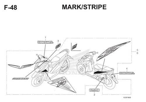 Katalog Suku Cadang Honda BeAT eSP K25