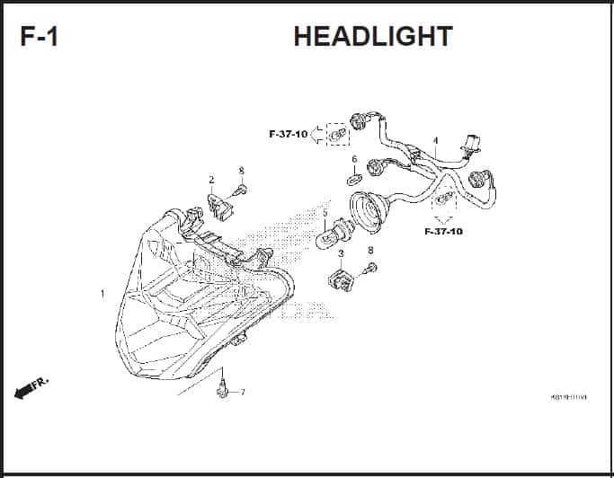 Katalog Suku Cadang Honda BeAT eSP K81