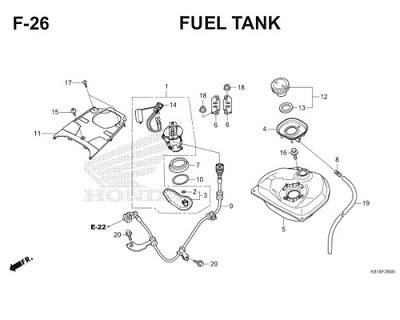 Katalog Suku Cadang Honda BeAT eSP K81