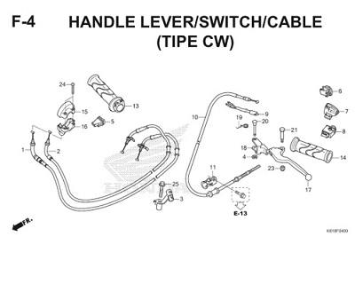 Katalog Suku Cadang Honda BeAT eSP K81