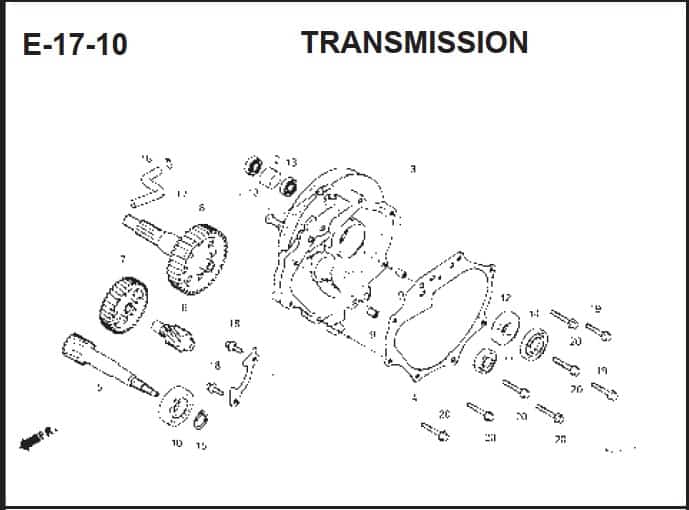 Katalog Suku Cadang Honda BeAT FI K25A