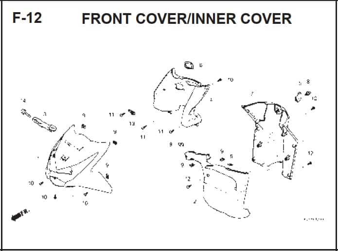 Katalog Suku Cadang Honda BeAT FI K25A