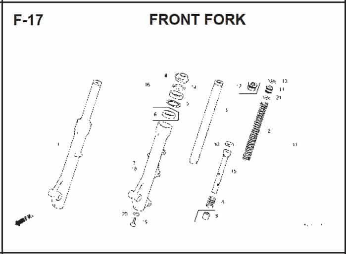 Katalog Suku Cadang Honda BeAT FI K25A