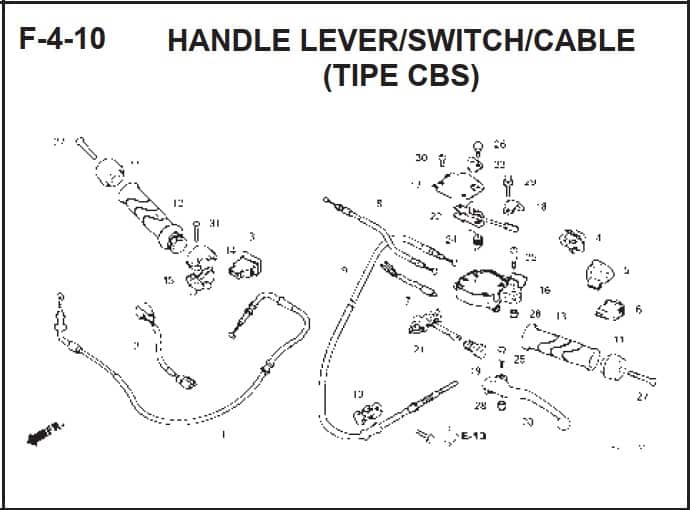 Katalog Suku Cadang Honda BeAT FI K25A
