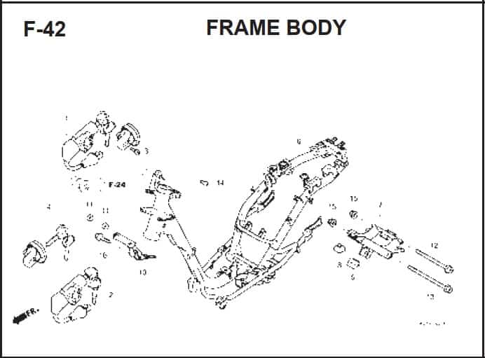 Katalog Suku Cadang Honda BeAT FI K25A