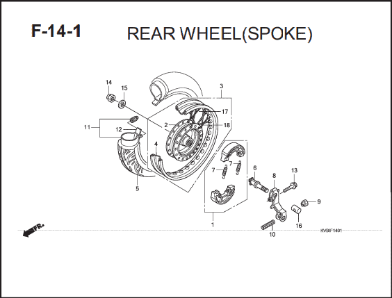 Katalog Suku Cadang Honda BeAT Karbu KVY