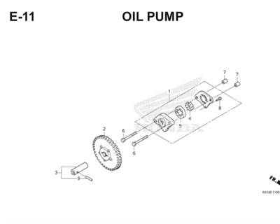 Katalog Suku Cadang Honda BeAT POP eSP K61