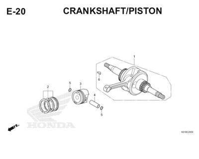 Katalog Suku Cadang Honda BeAT POP eSP K61