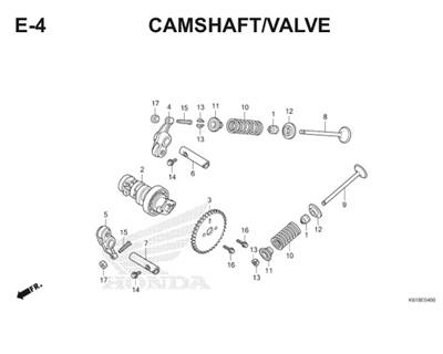 Katalog Suku Cadang Honda BeAT POP eSP K61