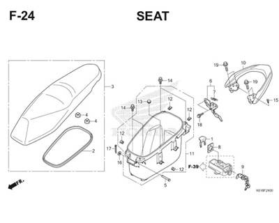 Katalog Suku Cadang Honda BeAT POP eSP K61
