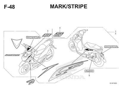 Katalog Suku Cadang Honda BeAT POP eSP K61