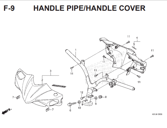 Katalog Suku Cadang Honda BeAT POP eSP K61