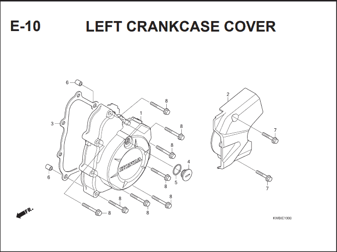 Katalog Suku Cadang Honda Blade 110