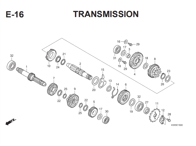 Katalog Suku Cadang Honda Blade 110