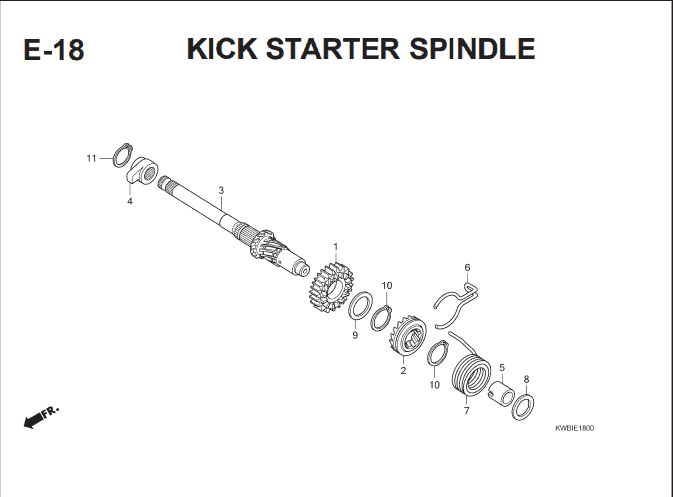 Katalog Suku Cadang Honda Blade 110