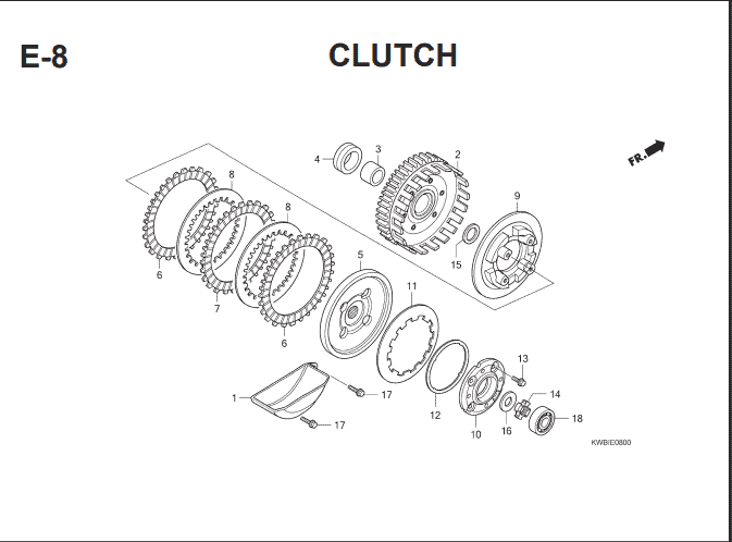 Katalog Suku Cadang Honda Blade 110