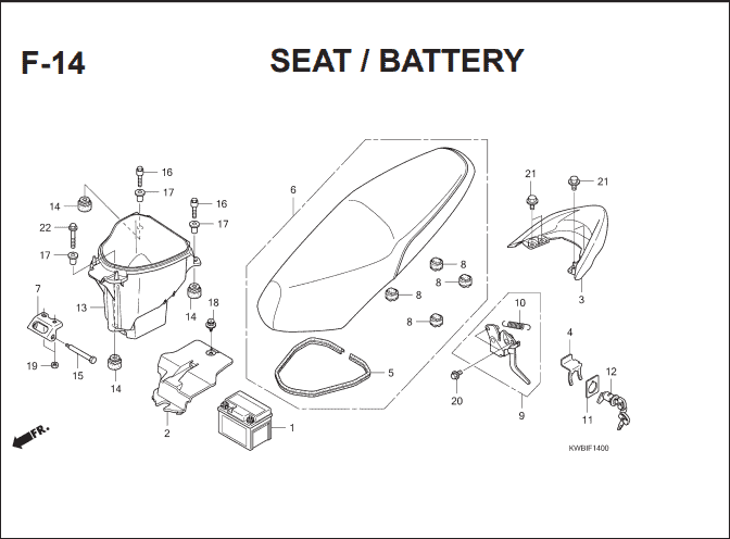 Katalog Suku Cadang Honda Blade 110