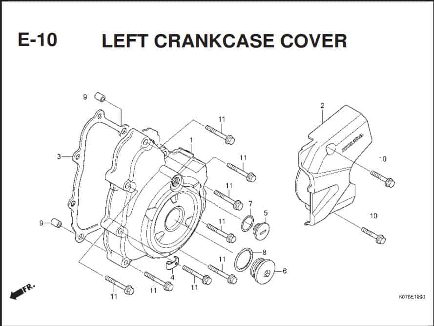 Katalog Suku Cadang Honda Blade 110