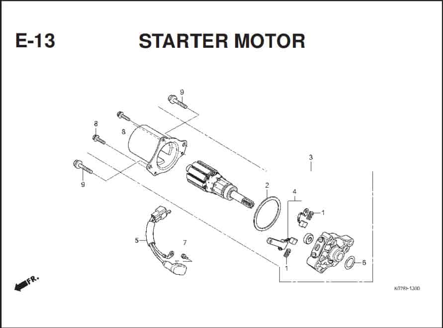 Katalog Suku Cadang Honda Blade 110