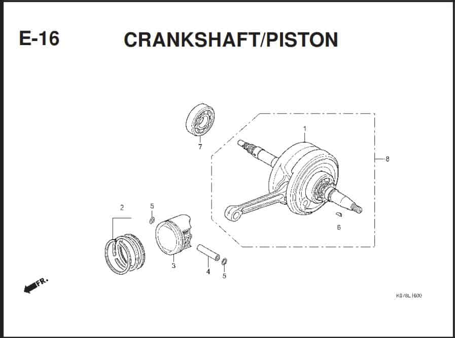 Katalog Suku Cadang Honda Blade 110