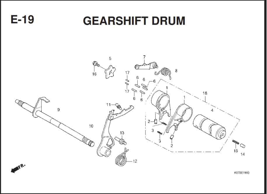 Katalog Suku Cadang Honda Blade 110