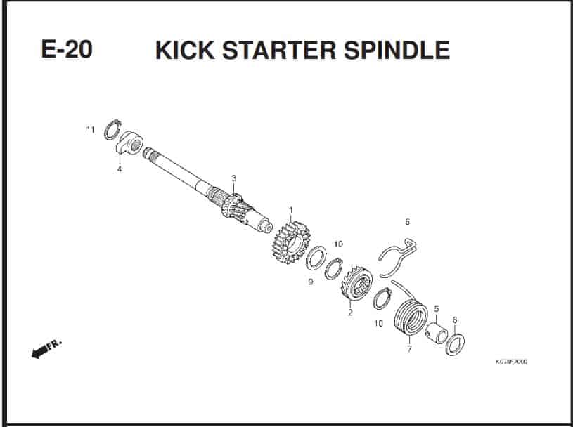Katalog Suku Cadang Honda Blade 110