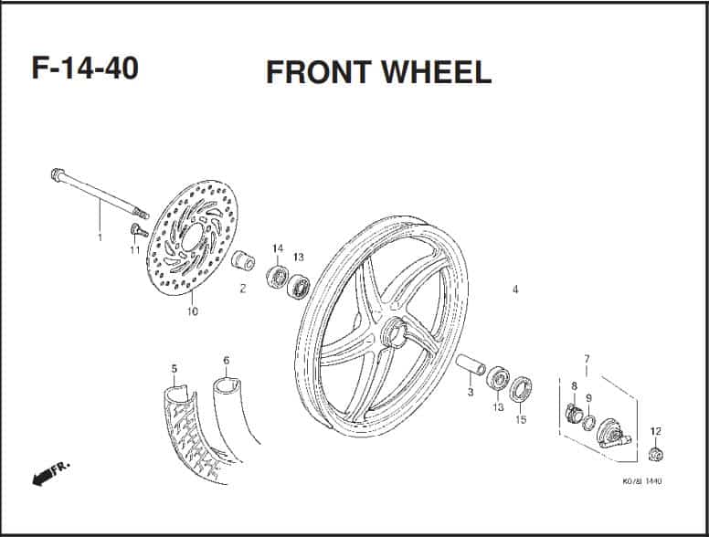 Katalog Suku Cadang Honda Blade 110