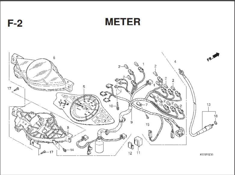 Katalog Suku Cadang Honda Blade 110