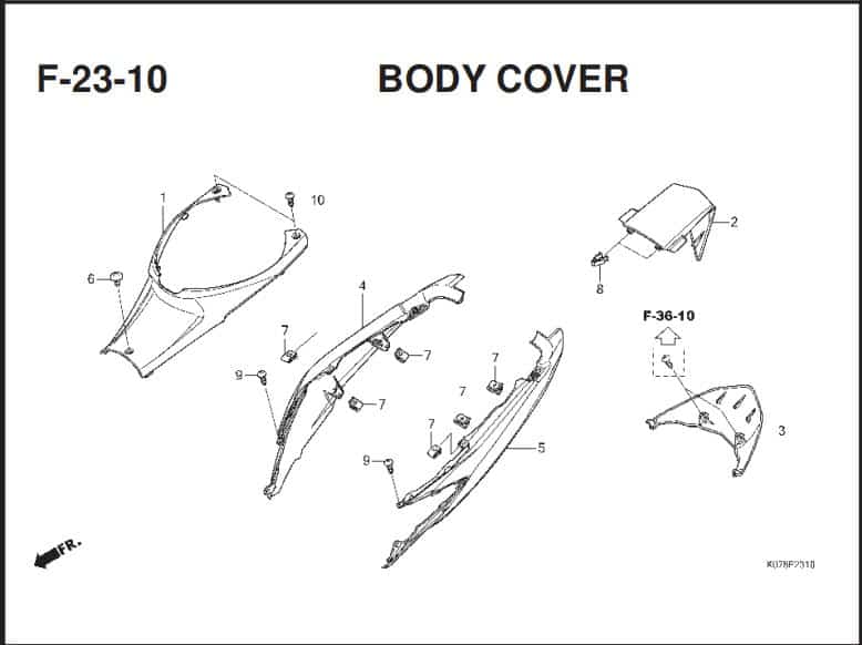 Katalog Suku Cadang Honda Blade 110