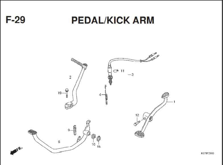Katalog Suku Cadang Honda Blade 110