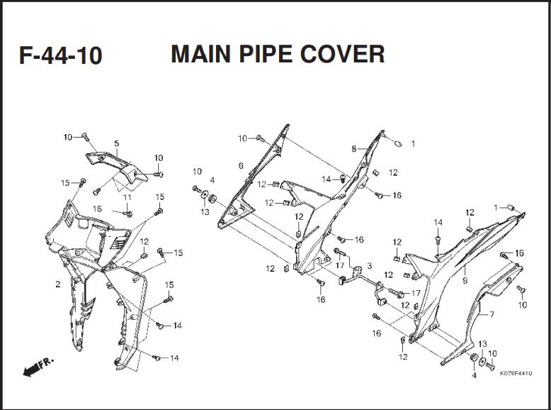 Katalog Suku Cadang Honda Blade 110