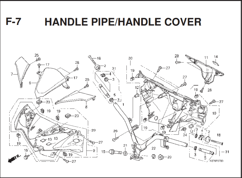 Katalog Suku Cadang Honda Blade 110
