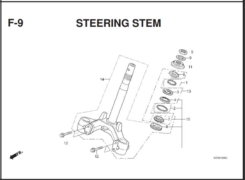 Katalog Suku Cadang Honda Blade 110