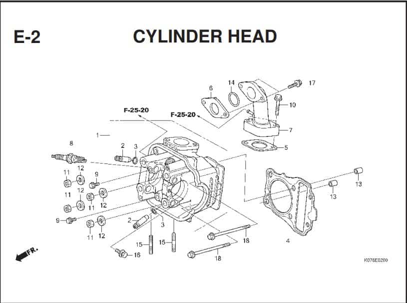 Katalog Suku Cadang Honda Blade 110