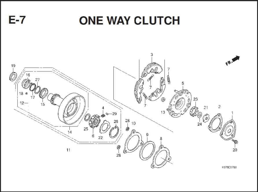 Katalog Suku Cadang Honda Blade 110