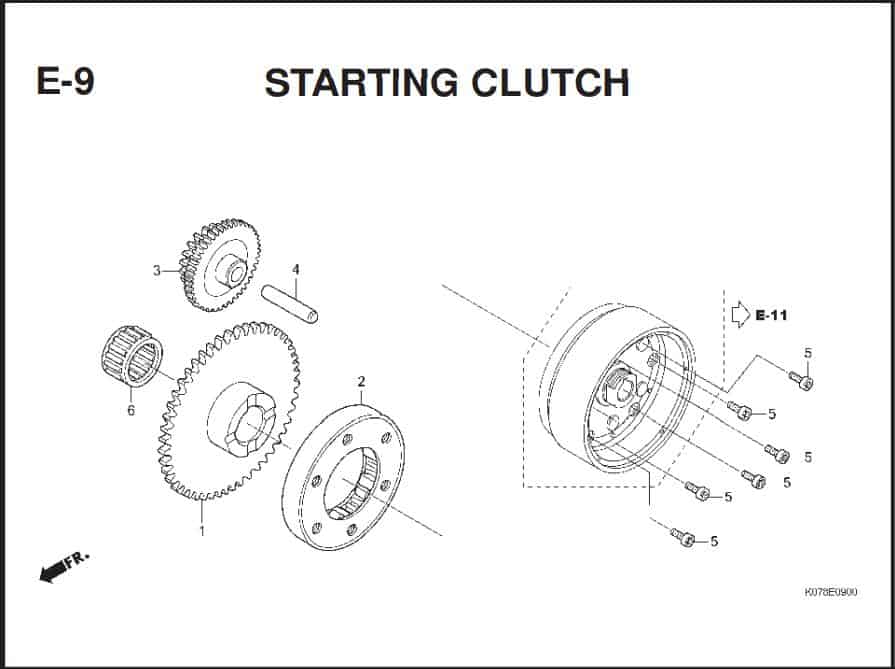 Katalog Suku Cadang Honda Blade 110