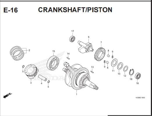 Katalog Suku Cadang Honda CB150X