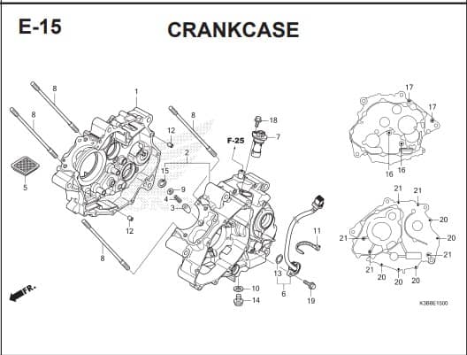 Katalog Suku Cadang Honda CB150X