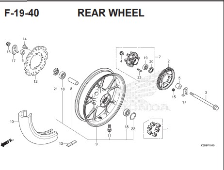 Katalog Suku Cadang Honda CB150X