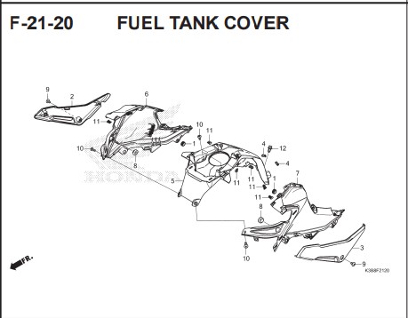 Katalog Suku Cadang Honda CB150X