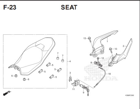 Katalog Suku Cadang Honda CB150X