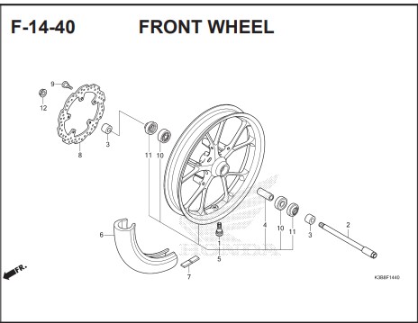 Katalog Suku Cadang Honda CB150X