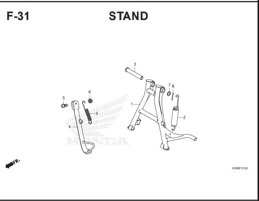 Katalog Suku Cadang Honda CB150X