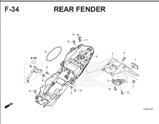 Katalog Suku Cadang Honda CB150X