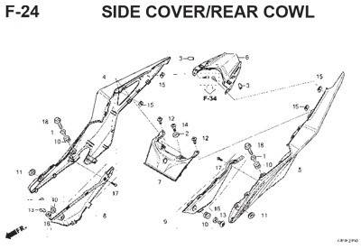 Katalog Suku Cadang Honda CBR 150R K45G