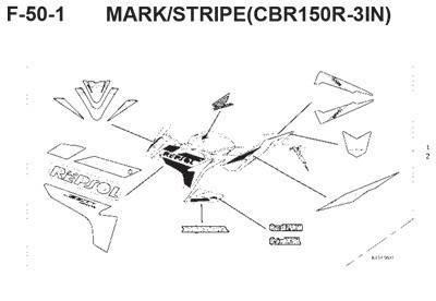 Katalog Suku Cadang Honda CBR 150R K45G