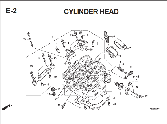 Katalog Suku Cadang Honda CBR 250R CBU