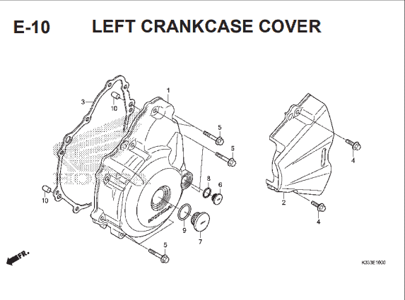 Katalog Suku Cadang Honda CBR 250R CBU