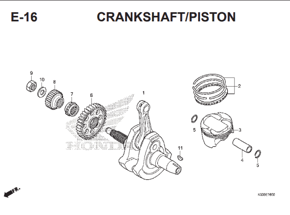 Katalog Suku Cadang Honda CBR 250R CBU
